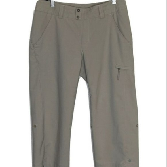 Columbia Titanium Convertible Hiking Capris Sz 6 Omni-Shield Packable Capri Pant - Picture 2 of 4